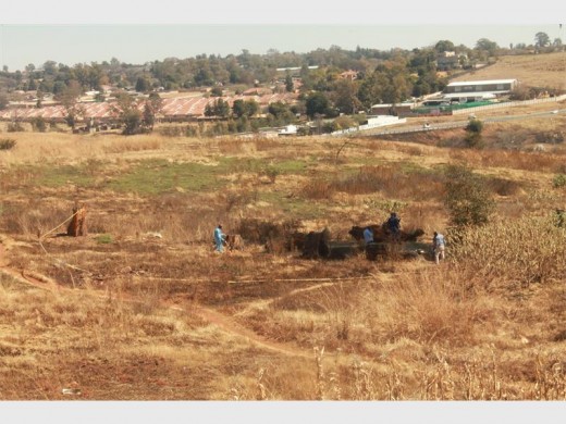 An unknown man who was stabbed to death found in a ditch in Munsieville.