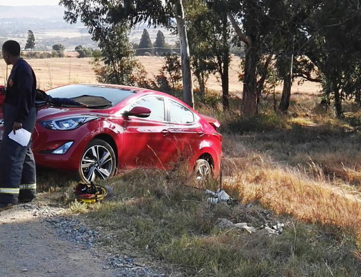 One of the other vehicles involved in the accident. Photo: Submitted.