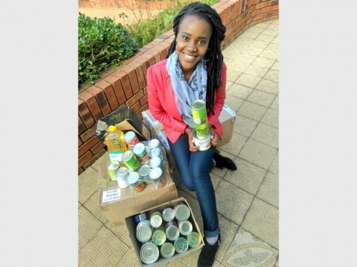 Mandisa Mqolombeni brought her glamour to the waste sector at Gold Reef City. Photo: Twitter.