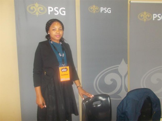 Siphokazi Melamane from PSG Financial Services Group was there to introduce the PSG Wealth Platform.