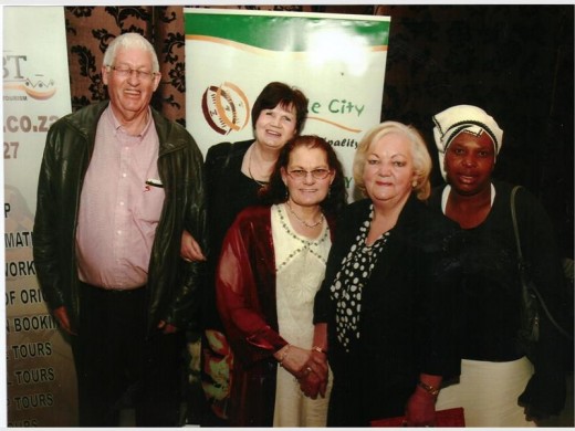 Graham Ridley, Reinetta Ridley, Lettie Geldenhuis, Lorraine Welthagen and Mildred Moloisane.