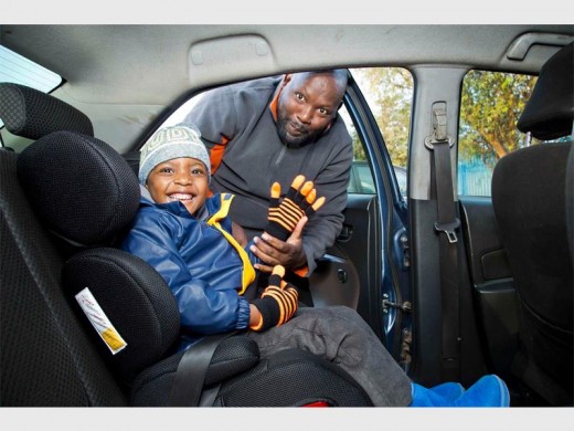Putting your child in a car seat before travelling in a vehicle can reduce their chances of being killed in the event of a collision by approximately 71 per cent for infants and 54 per cent for toddlers. Photo: Colleen Wentzel