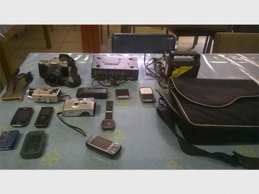 The Krugersdorp Police are asking the community to help identify and claim these items, which were recovered from house-breaking and theft suspects. Photo: Krugersdorp Police