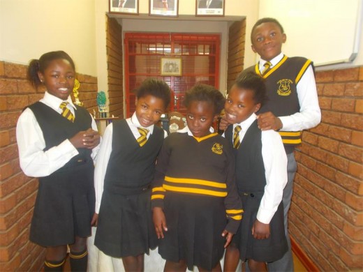 Olebogeng Williams, Katlego Williams, Mbali Moswane, Basetsana Williams and Katlego Dumisi are just some of the pupils who participated in the Spar Women's race.