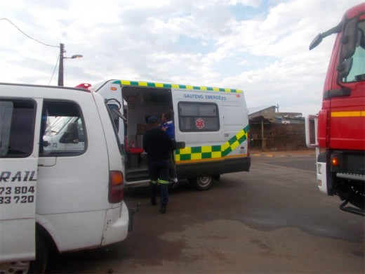 One of the pupils that was taken to hospital.