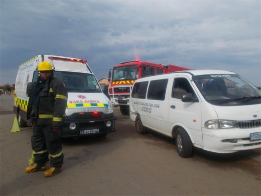 Emergency services and an ambulance were dispatched to the scene.