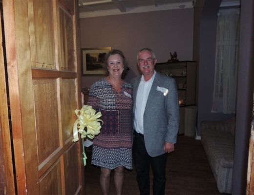 Mr and Mrs Pratley did the honours of opening the door of the Old Oak Hospice Diverse House at its official opening on Thursday, 6 October.