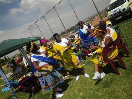 West Rand Cluster Police represented the seTsonga culture during the annual Heritage Day celebrations by wearing Xibelani outfits on the day of the event. Photo: Supplied