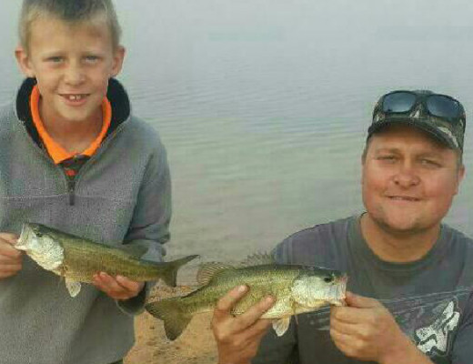 Kyle Steyn en sy pa, Bertus. Foto: Facebook.