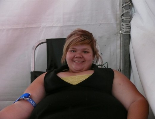 First-time donor Edunet Snyman, donating for a good cause.