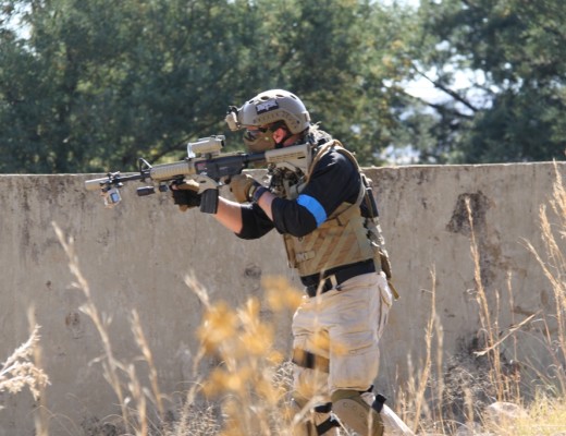 A typical scenario from an Airsoft game. Photo: Submitted.