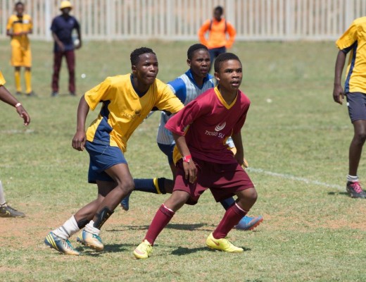 Young starlets on the soccer field.