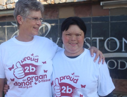 Wendy Eno proudly looks at her healthy and strong daughter Candice, who recently underwent a heart and lung transplant operation.