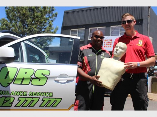 Tay Cikhethe and Braden Stephenson, basic life support paramedics, came to Caxton Joburg West branch to demonstrate CPR after one of our staff members collapsed during business hours.