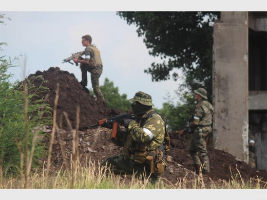 Troops set up an attacking position against the terrorists at the Baltic Silo, to ensure they could defend their position.