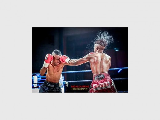 Turbo came out of his corner turbo-charged – and beat his opponent. Photo: Submitted.