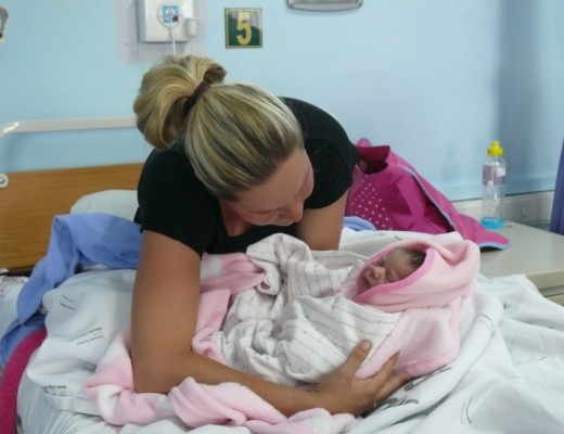 Karin van der Walt welcomed daughter Liane to the world.