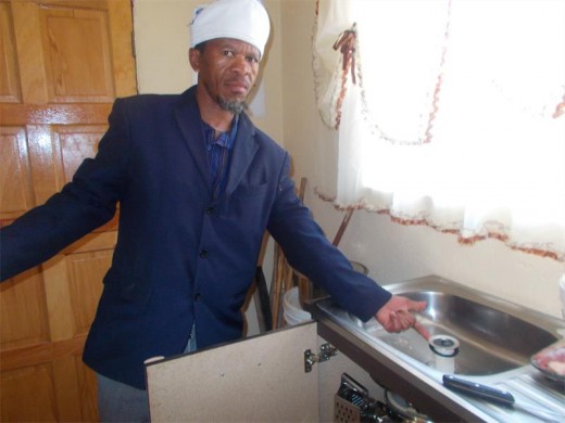 The Rasegos cannot even use their kitchen sink because the plumbing has not been completed.