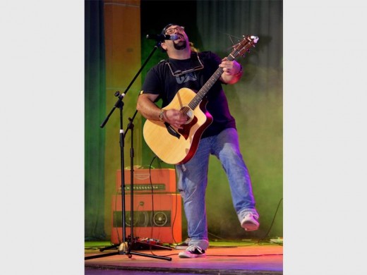 Gert Koevert sang his lungs out during a charity event held for the beneficiaries of Bethany House and Cradle of Hope.  Photo: Andre Smith