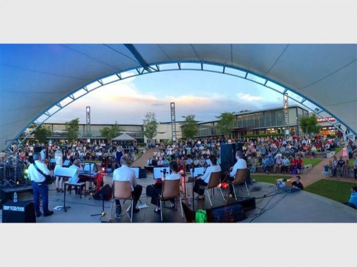 The view from the Key West Amphitheatre's stage during the Carols by Candlelight.   Photo: Supplied