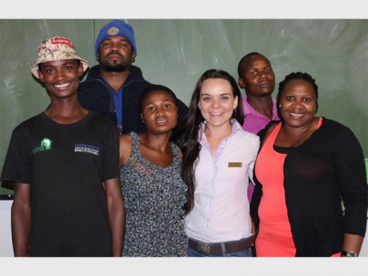 Benificiaries and distributors from Bokamoso who distributed the sponsored toys.  Photo: Jessica van Kerken.