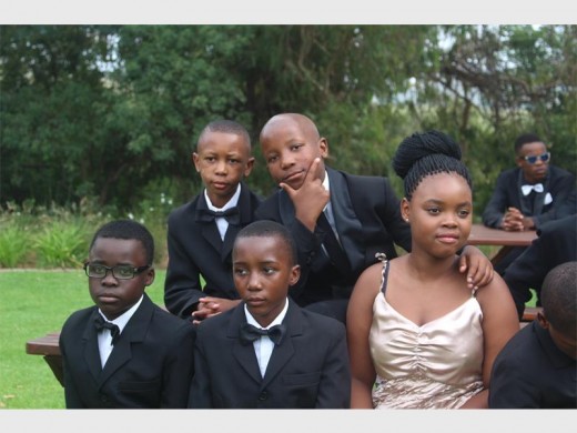 Pupils as young as eight also had their best suits on to prove they are gentlemen in their own manner.