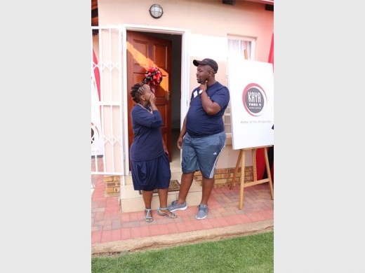 The Makhathinis – still in shock about their new home.