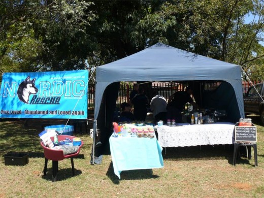 Nordic Rescue had their stall packed with dog-related products.