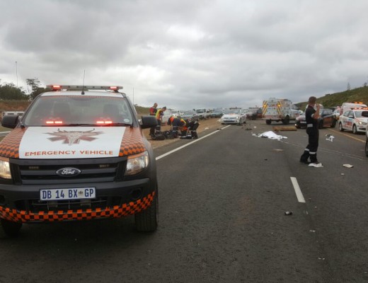 Numerous emergency services personnel assisted 15 patients on scene before moving them to trauma facilities in the area. Photo: Emer-G-Med