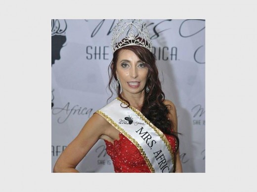 Adéle Wotherspoon, the newly crowned Mrs Africa Globe Classic 2017. Photo: Facebook.