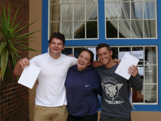 Daniel Oosthuizen, Savanna Fernandes and David Fourie are all excited to start their future.