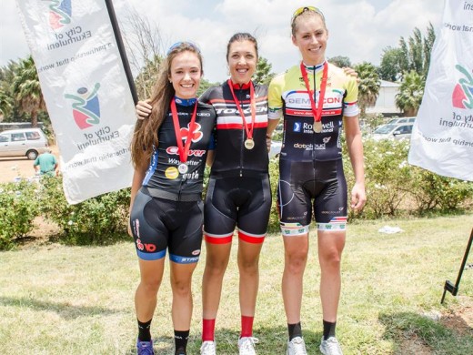 Michelle Benson, Chane Jonker en Elmari De Wet het die eerste drie plekke in die wedren verower.