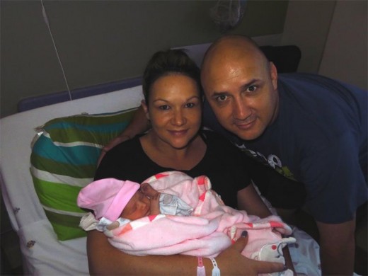 Julie and Martin Verster are the proud parents of a New Year's Day baby girl named Abigail.