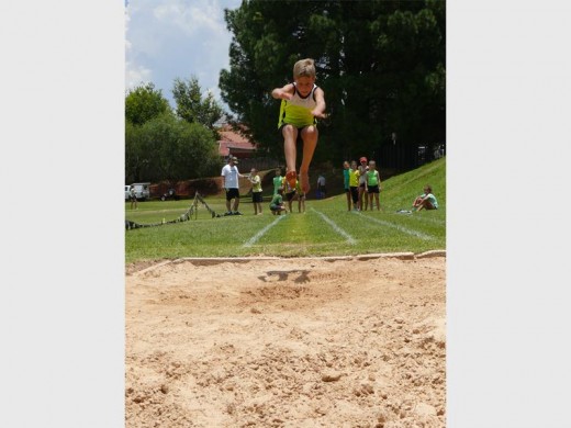 Marko Barnard met sy wensprong van 3,56 meter.