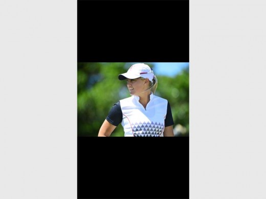 Lynette Fourie na 'n afslaan.