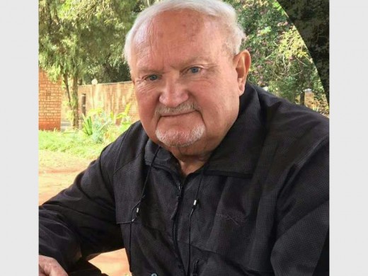 'n Onlangse foto van Thys voor hy met kanker gediagnoseer is.