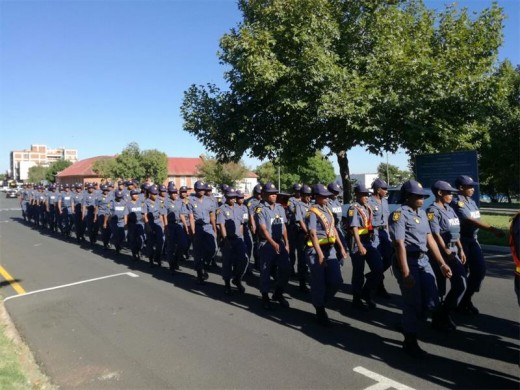 With pride and discipline, they marched in formation. Photo: Krugersdorp Police