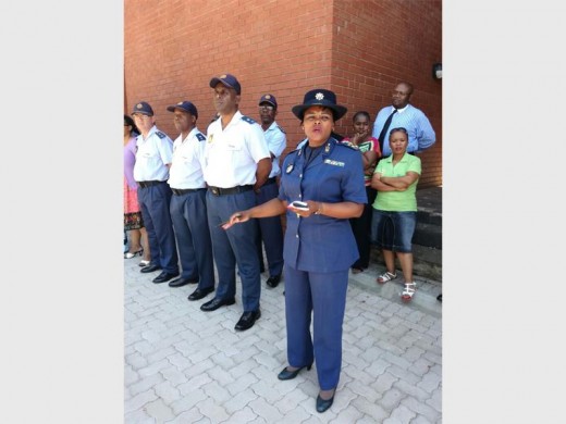 Major General Anna Mateisi addressed the new constables, giving them hope and asking them to work as a team. Photo: Krugersdorp Police