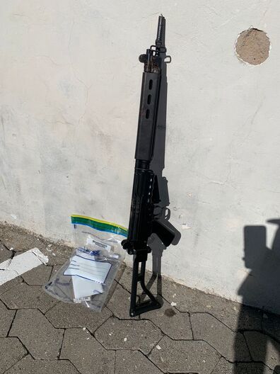 R1 Battle Rifle Krugersdorp West fuel station robbed by man with R1 battle rifle ...