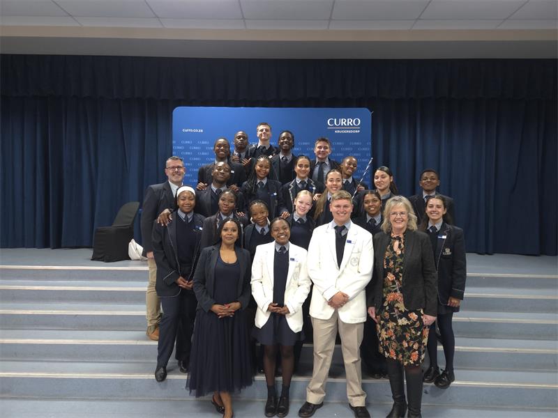 Parents, teachers and peers celebrated as Curro Krugersdorp High School’s 2026 leadership team was officially inaugurated.