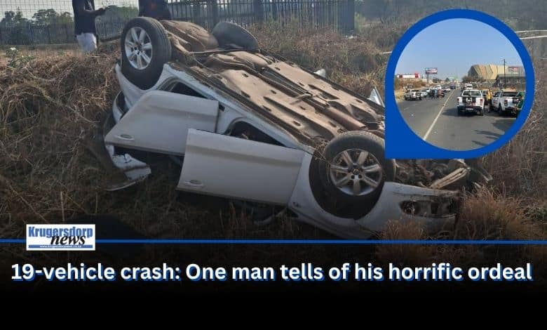 The man was travelling in an e-hailing cab when the crash occurred.