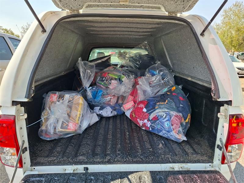Police swooped on shops across Carletonville, Krugersdorp and Randfontein, uncovering counterfeit goods worth nearly R3m.