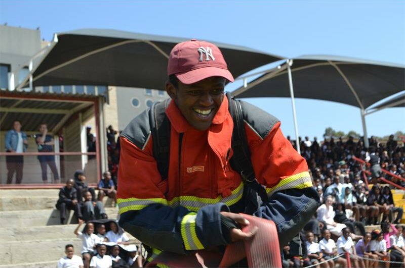Millies assistant teachers faced off against Team N'zuri in a fun-filled fitness showdown, from tyre drags to fire hose battles, while learners cheered them on.