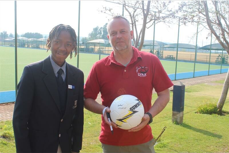 Curro Krugersdorp High School’s Bafeletse Morero has won a year-long soccer scholarship to Plymouth College in the United Kingdom.