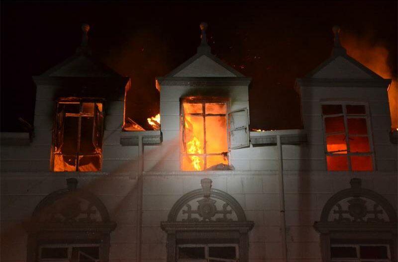 A massive fire ripped through the iconic Krugersdorp landmark, causing major damage, but thanks to heroic emergency crews, no lives were lost.