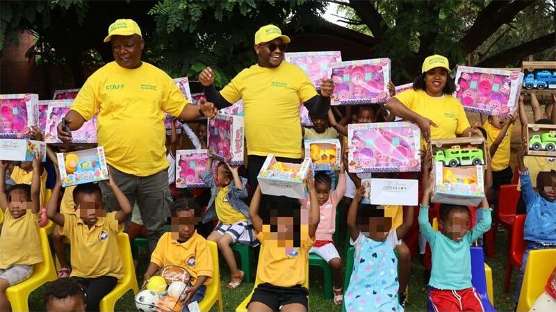 Thousands of children in Kagiso received toys and festive cheer thanks to Mogale City and the Motsepe Foundation.