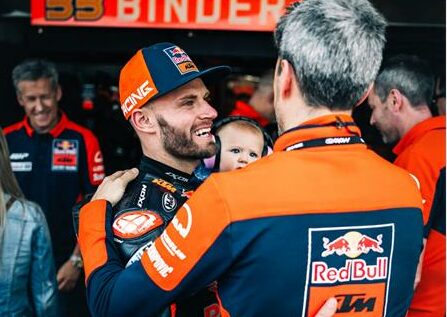 Brad Binder finishes the 2025 MotoGP season in eighth place, closing a challenging year.