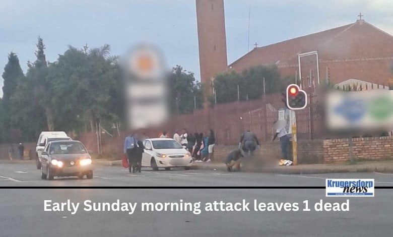 One person died and another was critically injured following an alleged early morning attack in the Krugersdorp CBD.