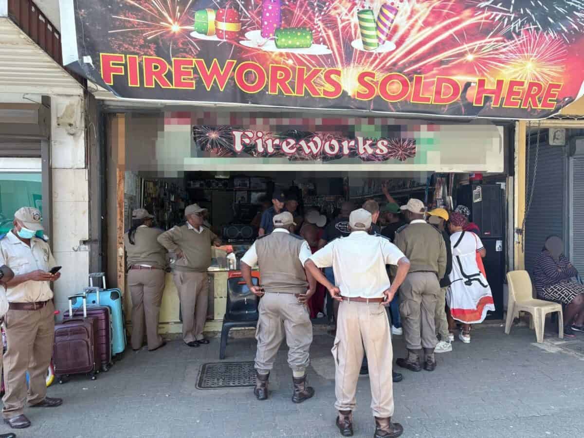 *Authorities have launched a fireworks enforcement blitz in Mogale City, with five cases opened and several warnings issued as part of efforts to curb the illegal sale and use of fireworks ahead of the New Year.