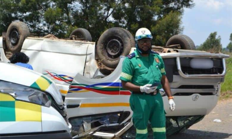 Mogale Fire and Rescue reports multiple life-threatening injuries after a weekend taxi crash, which required a large emergency response.